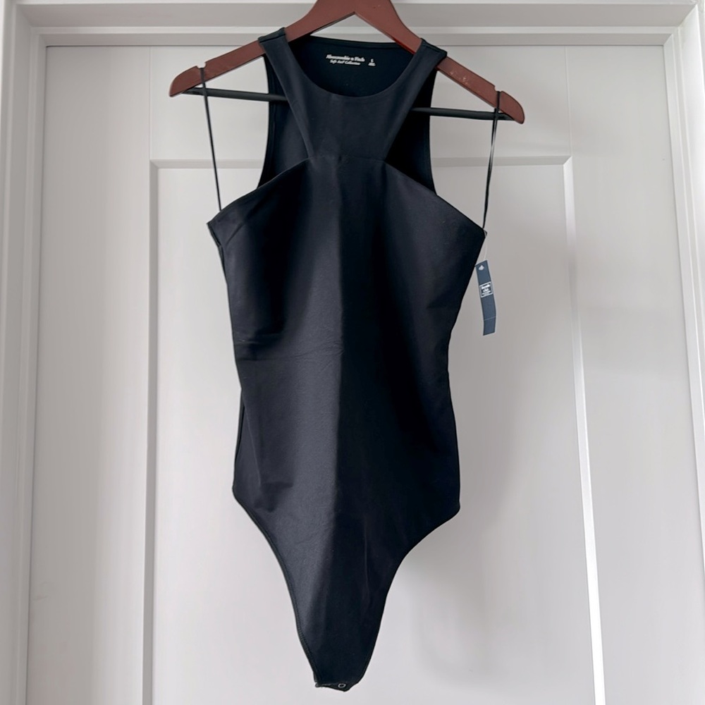 BNWT Abercrombie Black Bodysuit